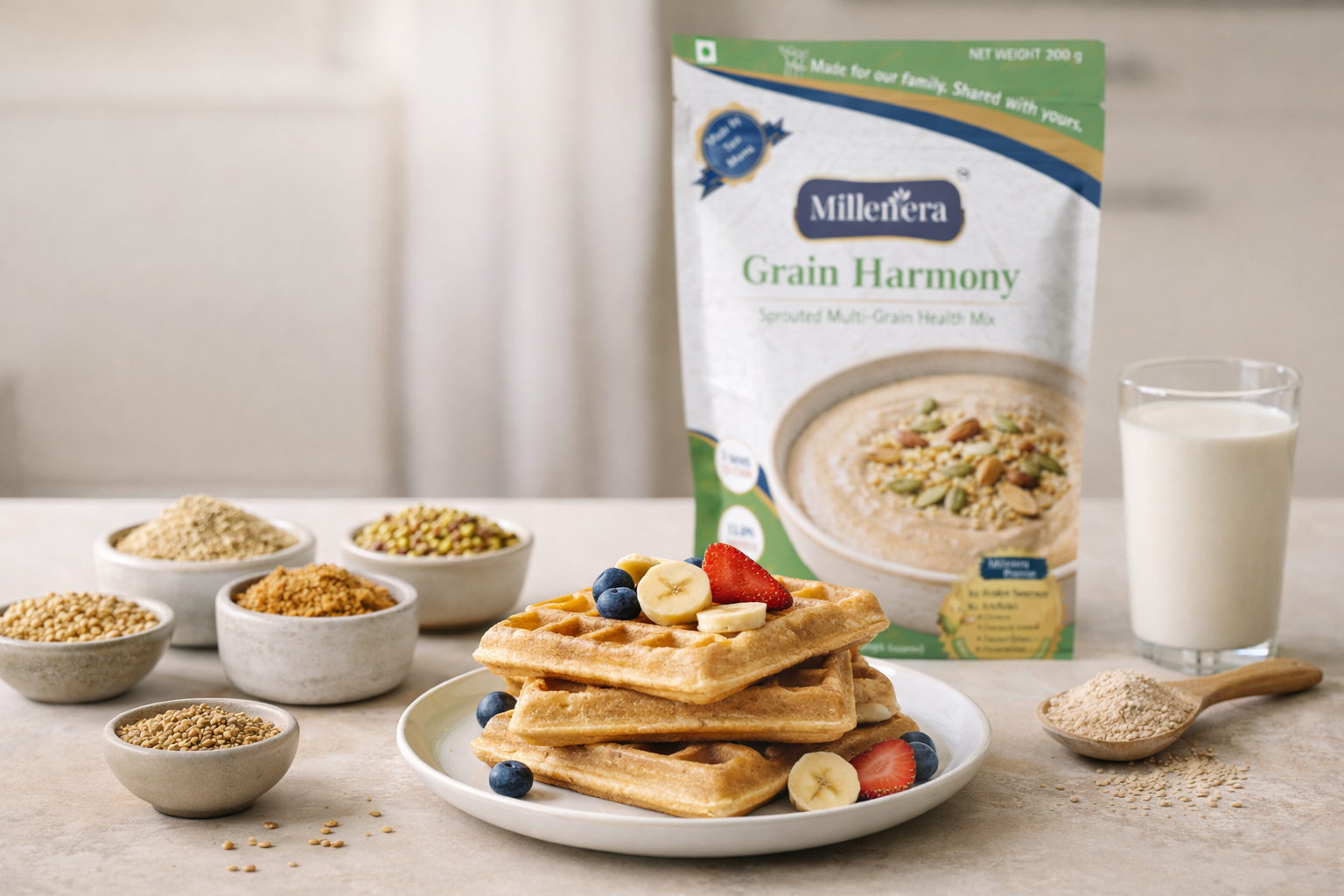 Grain Harmony Breakfast Waffles