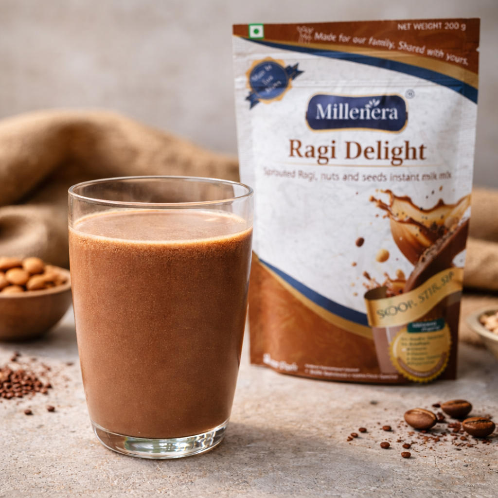 Ragi Delight Creamy Hot Cocoa