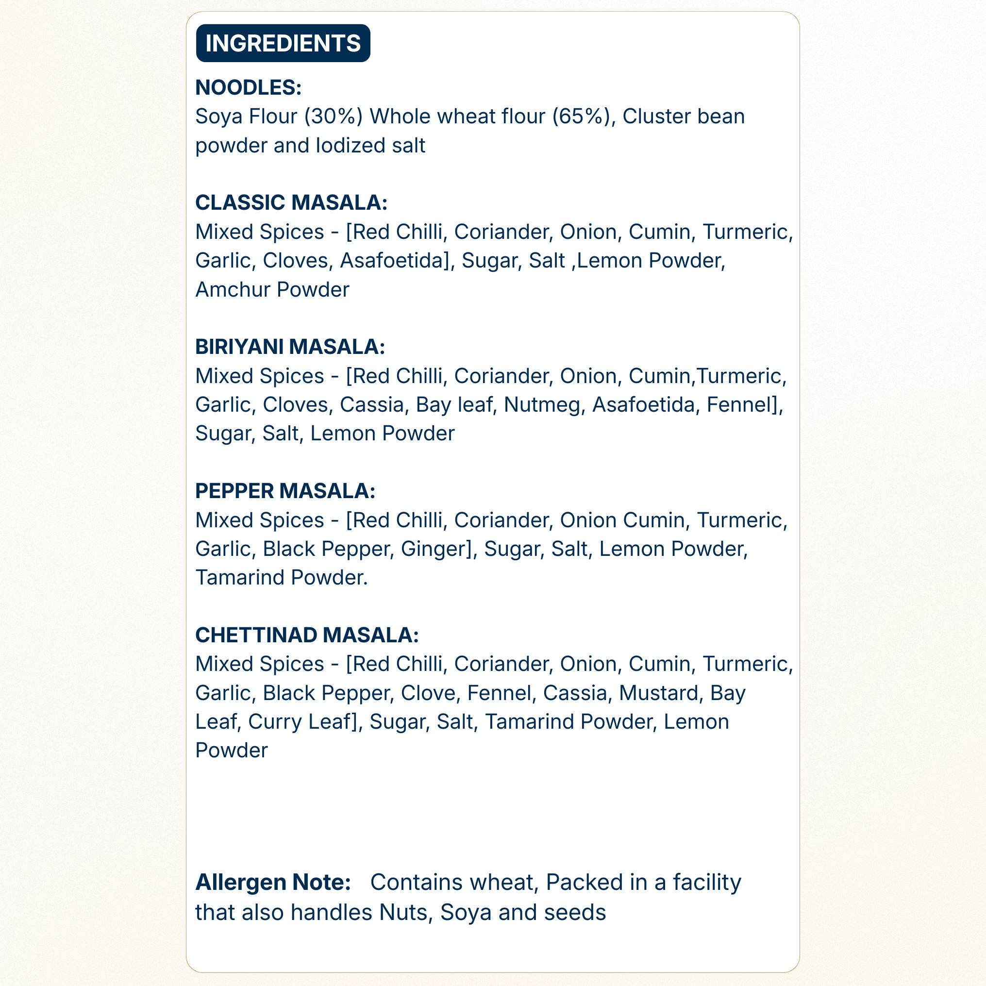 High-Protein Soya Hakka Noodles (Air-Dried, No MSG)