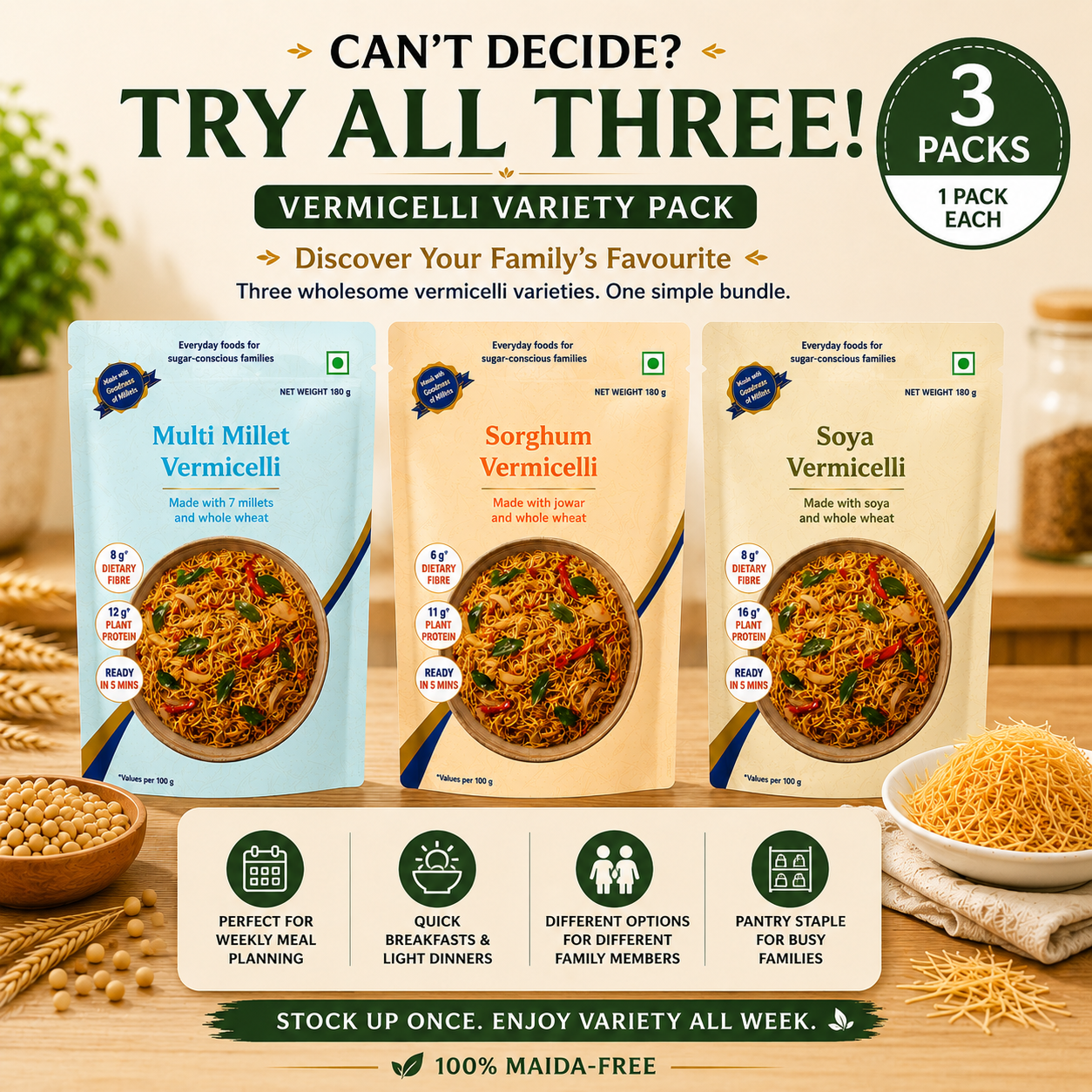 Vermicelli Variety Pack