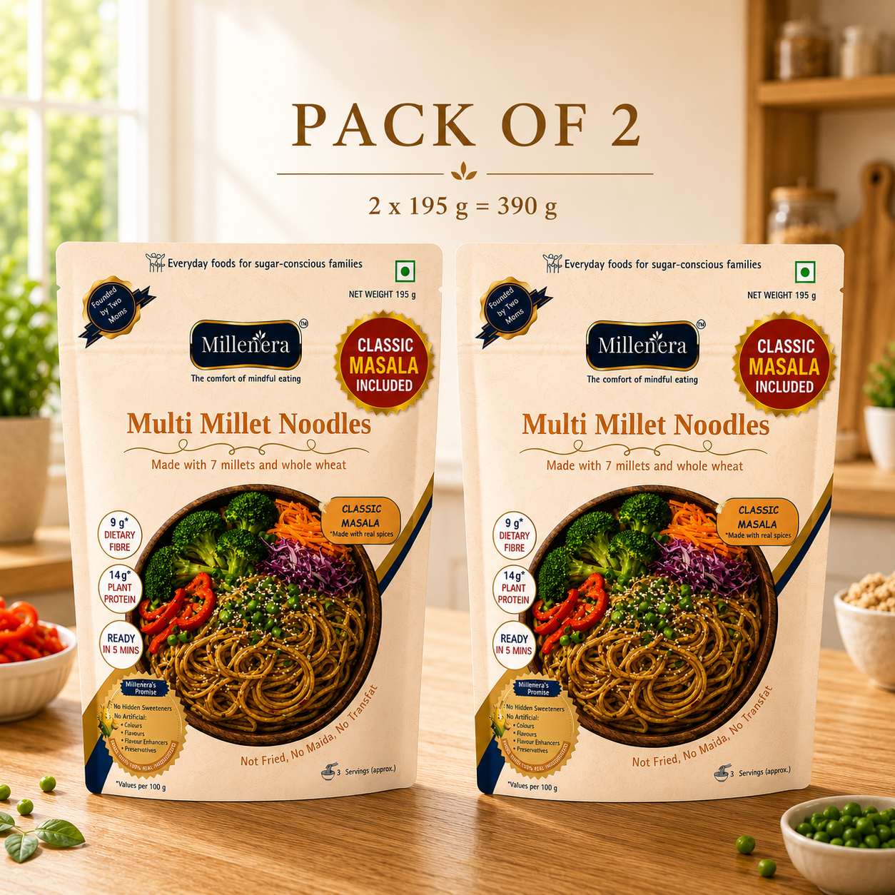 Multi Millet Noodles [Pack of 2]