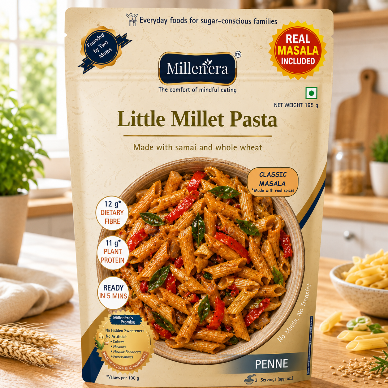 Little Millet Penne Pasta