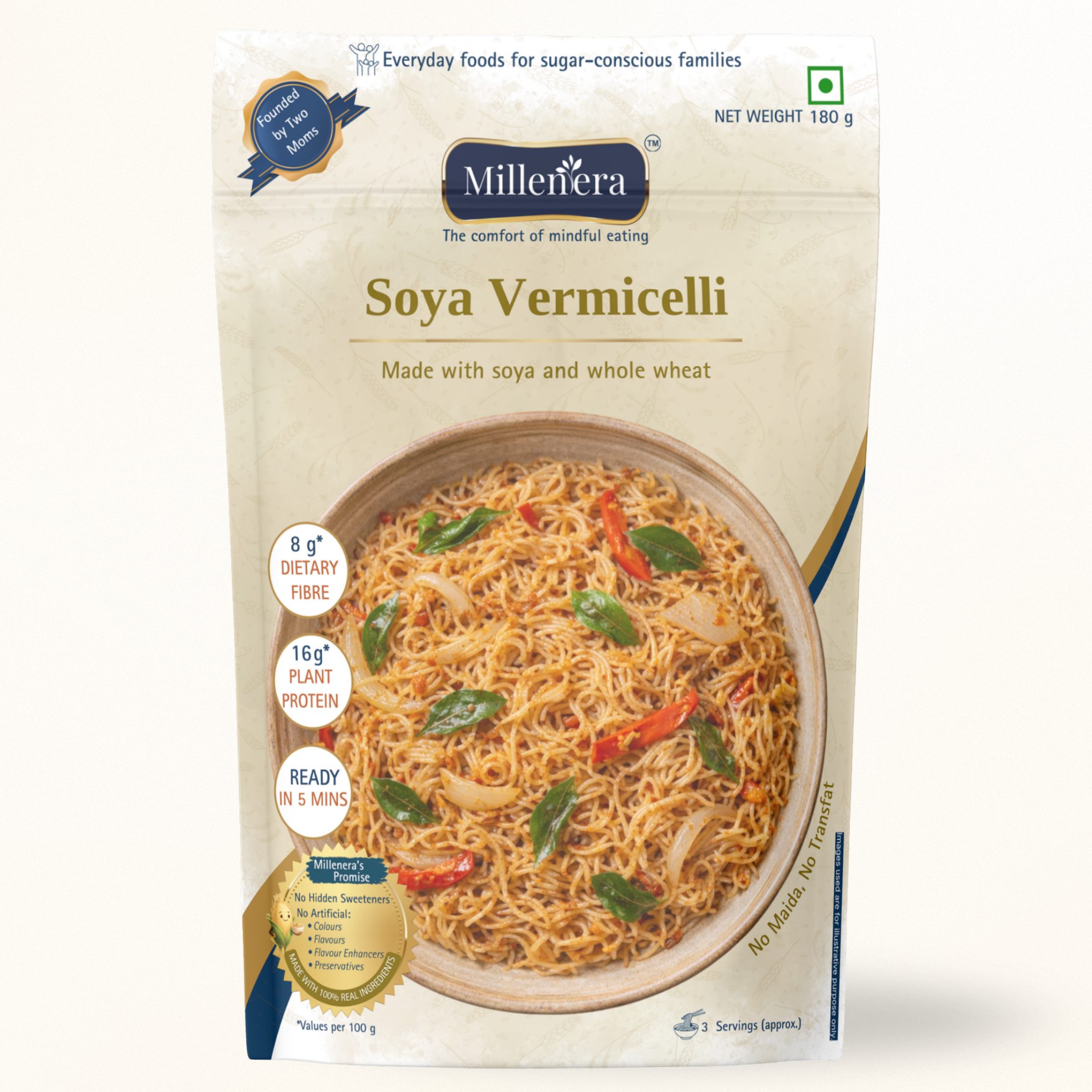 Soya Vermicelli (No Maida)